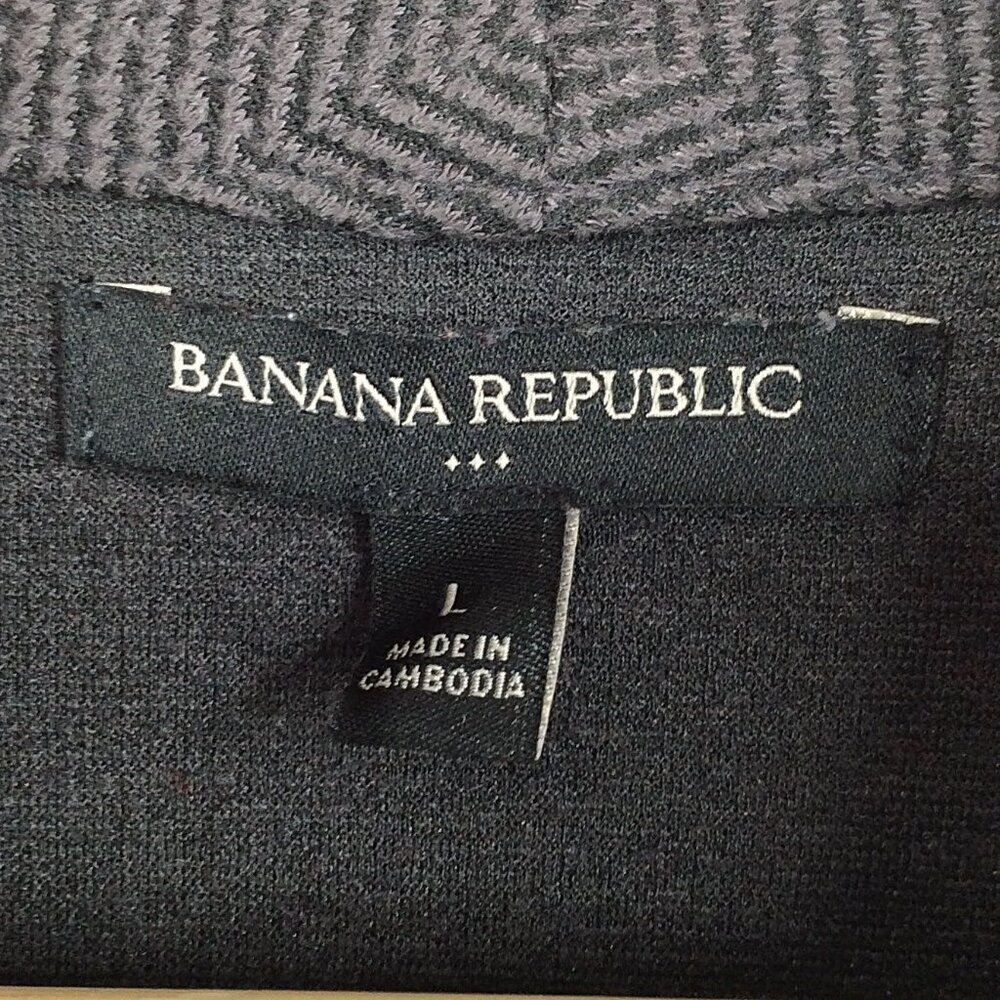Banana Republic Soft Moto Open Front Blazer Jacket Women's Size Large Gray - Picture 5 of 6